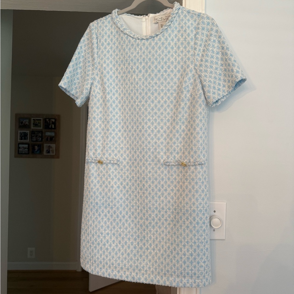 Rachel Zoe Blue and White Mini Dress